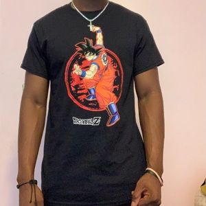 Dragon ball z all black tee
